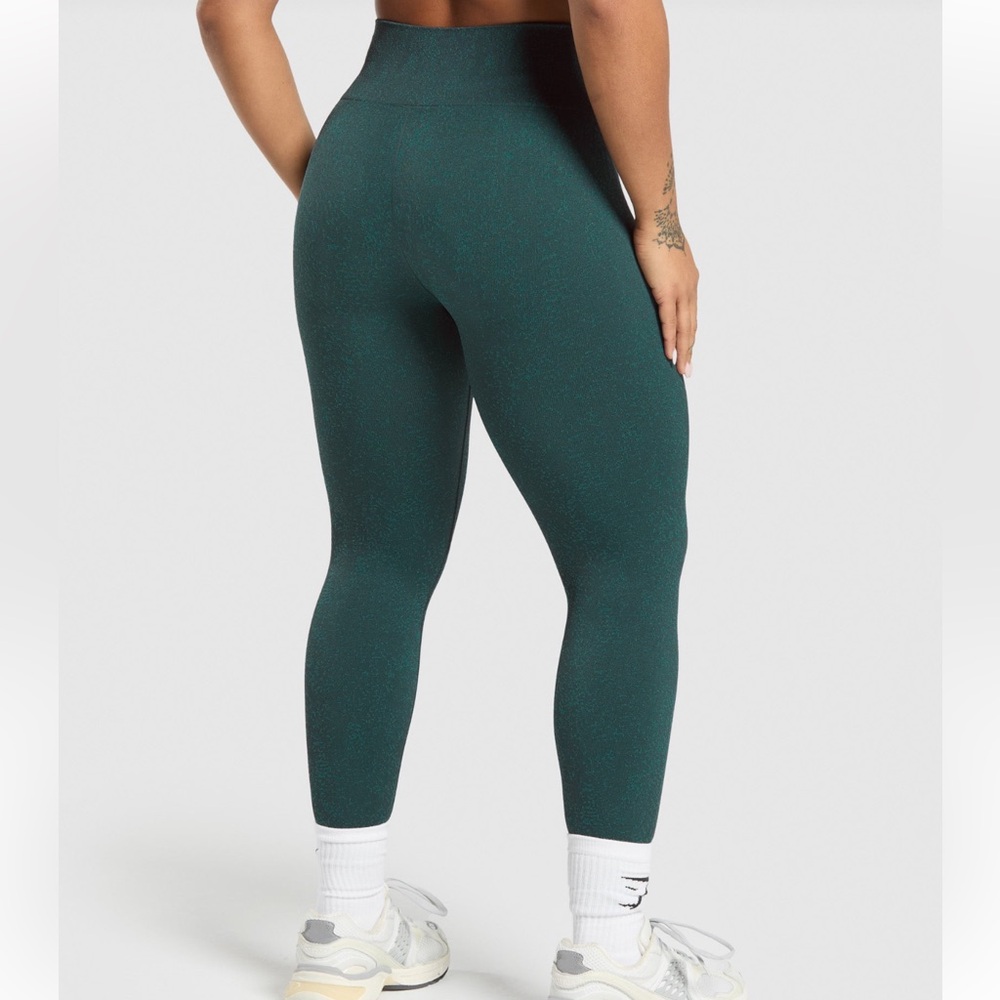 Teal Gymshark Adapt Fleck Leggings